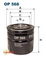 OP568 / PP523      Filtr oleju